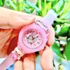 Reloj de Muñeca Labubu Lindo Brillante de Dibujos Animados Juguete Luminoso Reloj para Niños Niñas Reloj de Regalo de Silicona Venta al por Mayor