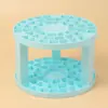 Porta lápices de acrílico multiusos para almacenamiento, porta lápices, pincel, plástico, estante de almacenamiento para brochas de maquillaje, gran capacidad, escritorio, sensación de alta gama