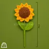 Presente de dia do professor: Novo Estilo Buquê de Girassol Feito à Mão e Planta em Vaso de Presente para Professores de Jardim de Infância
