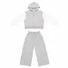 Conjunto de chaleco con capucha y sudadera para niño de otoño, nueva colección primavera/otoño 2026, conjunto casual de tres piezas para niños mayores, disponible para envío directo transfronterizo