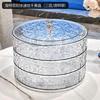 Prato de Frutas Secas de Luxo Leve de Alta Qualidade para Sala de Estar Mesa de Centro Casa Ano Novo Prato para Doces e Salgadinhos Caixa de Armazenamento de Nozes Prato de Frutas