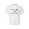 Yidao Vintage 2026 Verano Nuevo Pulsera Retro Americana Diseño de Estampado de Placa de Nombre Camiseta Casual Holgada Unisex de Manga Corta