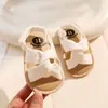 Zapatos para Bebé 0-1 Año Zapatos Sencillos de Tela Suelas de Goma Sandalias de Verano para Niños Pequeños Lindas Sandalias para Bebé Zapatos para Bebé