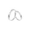 Anillo sencillo para amantes 2024, nuevo anillo ajustable de moda, un par de hombres y mujeres, regalo para novia.