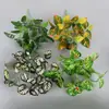 Ventas directas del fabricante: Decoración de pared de planta de césped artificial persa, plantas verdes de hoja perenne, manojos pequeños para decoración de proyectos, plantas verdes artificiales