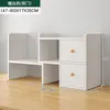Prateleira de Armazenamento para Mesa, Estante de Mesa, Armazenamento para Mesa de Estudante em Casa, Armário de Canto Multicamadas, Suporte para Estação de Trabalho de Escritório