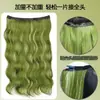Peruca de Cabelo Ondulado Grande Ultraleve e Sem Costura para Mulheres, Estilo de Peça Única, Aumenta o Volume do Cabelo, Fofo e Natural, Cabelo Micro-Cacheado Sem Costura Semelhante a uma Pena