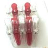 Excelente pinza de cocodrilo transparente fácil de operar herramientas de maquillaje de belleza cantidad de excelente rollo largo servir ventas directas de fábrica