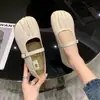 Mocasines de mujer retro famosos en Internet 2026 otoño nuevo estilo suela blanda antideslizantes zapatos de abuela plisados planos versátiles zapatos Mary Jane