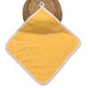 Toalla Cuadrada con Borde de Terciopelo Coral Personalizada al por Mayor de Fábrica Toalla de Mano Gancho Toalla Cuadrada para Niños Suave y Absorbente No Desprende Pelusa Fácilmente