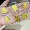 Oro Puro 999 Pegatinas de Oro para Teléfono Princesa Hazte Rico Pegatinas de Fortuna de Año Nuevo Dios de la Riqueza Tesoro Pegatinas para Teléfono Regalo