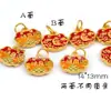 Imitación Arena Vietnamita Oro Gota Pintura al Óleo Chapado en Oro Colgante Pequeño Palabra Fu Conejo de Jade Pequeño Deslizante Accesorios diy Colgante Pequeño de Goteo