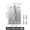 Amazon transfronterizo acero inoxidable 2 pulgadas 44x32mm mueble para el hogar plegable gabinete de piano puerta bisagra bisagra bisagra