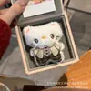 Nuevo Vestido de Peluche para Disfraz Kt Hello Kitty Monedero Colgante Bolsa para Auriculares Estudiante Bolsa de Almacenamiento Decoración de Accesorio