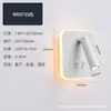Luminária de parede para leitura em estilo nórdico com interruptor, adequada para quartos de hotel e pousadas, spot de LED criativo rotativo