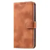 Funda de Cuero para Teléfono con Borde de Aceite de Color Sólido, Estilo Reno14F/13F/11F, con Ranura para Tarjeta, para Oppo Reno 14Pro