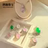 Venta al por mayor del fabricante: Colgante Redondo Cabujón de Calcedonia Verde Hielo de Alta Calidad Incrustado Plateado en Plata 925, Elegante Collar con Gema en Forma de Huevo