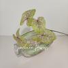 Simulação Planta Verde Impressão 3D Folha Colorida Taro Simulação Flor Floresta Folha Material Decoração de Casamento Simulação Planta Verde Alocasia Folha