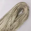 Cinturón de Serpiente Negro y Blanco Dorado Plateado Rojo de 0.3/0.5 cm con Diseño Cóncavo, Cordón Delgado, Cinturón de Espiga, Adorno para Ropa Cheongsam, Dorado Profundo
