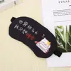 Máscara de Olho para Dormir Bloqueio de Luz Desenho Animado Fofa Personalidade Homens e Mulheres Estudantes Olho Mostrado Sono Soneca Máscara de Olho Qin Bolsa de Gelo