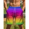 2025 Transfronterizo Amazon Nuevo Comercio Exterior Europeo y Americano Impresión 3D Casual Deportivos Pantalones Cortos Venta al por Mayor Directa de Fábrica En Stock
