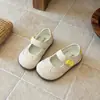 Zapatos de Cuero Pequeños de Moda para Niñas 2026 Principios de Otoño Nuevo Estilo Zapatos Bajos de Gamuza para Niñas Birkenstock Zapatos Individuales Suela Suave Mocasines Versátiles