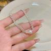 Pulsera de Perlas de Orquestación Estilo Coreano Otoño e Invierno para Mujer Lujo Ligero Nicho Simple Pulsera de Cuentas Única Accesorios de Novia de Alta Gama