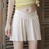Pantalones de Seguridad Azules para Maternidad para Chicas Gordas, Talla Grande Verano Delgados para Vestir por Encima, Sueltos Anti-Exposición Embarazo Seda de Hielo Shorts de Verano
