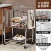 Cesto de Roupa Suja Usado, Cesto de Tela para Roupas Sujas, Rack de Armazenamento para Banheiro, Cesto de Roupa de Chão para Quarto, Carrinho de Armazenamento para Cozinha