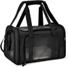 Suprimentos para Animais de Estimação Mochila Portátil Leve para Passeio Grande Capacidade Gato e Cachorro Respirável Expansível Dobrável Bolsa para Gato
