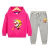 Traje para niño Primavera y Otoño 2024 Otoño Nuevo Sudadera Deportiva Infantil Conjunto de Dos Piezas Ropa Guapa de Otoño para Niño