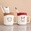 Vaso para Enjuague Bucal, Vaso de Cepillo de Dientes de Pareja de Aspecto Elegante, Vaso para Lavarse las Manos para Niños, Caja de Almacenamiento para Pasta de Dientes y Cepillo de Dientes, Vaso de Cepillo de Dientes de Lujo para el Hogar