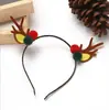 Presente de Natal Estilo Floresta Tiara de Galho de Alce Feminina Fofa Grampo de Cabelo Infantil Tiara do Papai Noel Acessórios para Adultos