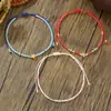 Pulseiras de Miçangas de Arroz Estilo Europeu e Americano para Mulheres, Pulseiras de Cristal Multicamadas com Contas Redondas Estilo Boêmio Atacado