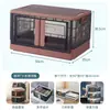 Caja de almacenamiento para camping al aire libre, caja de almacenamiento de plástico plegable transparente para maletero de coche, para uso en casa, camping y coche