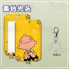Juego de tarjetas de dibujos animados de Snoopy, tarjeta de entrega para estudiantes de jardín de infantes, tarjeta de trabajo, tarjeta de trabajo, control de acceso al autobús, juego de tarjetas de comida