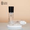 Botella de vidrio redonda de 30 ml para base de maquillaje líquida de moda en internet, botella con dispensador para loción, botella para crema BB, botella para esencia, botella vacía