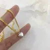 Collar Coreano de Lujo Ligero Brillante Super Brillante para Mujer 2025 Nuevo Trendy Colgante de Corazón de Durazno Cadena Clavicular Gargantilla