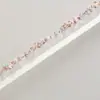 Renda Elástica Colorida com Bordas Franzidas de Lantejoulas 2cm Acessórios Artesanais DIY Materiais para Barra de Saia