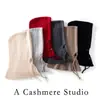 Gorro de cachemira de punto trenzado color liso estilo coreano, unisex, cálido, grueso y cómodo, diseñado para cubrir la cabeza y proteger los oídos