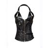 Shapewear de aço do desempenho da rainha do espartilho do punk do metal uniforme de couro europeu e americano do shapewear do tribunal do traje