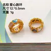 Accesorios Bañados en Oro Plata Anillo para Correr Cuentas Semiacabadas Joyería de Cristal DIY Collar Plata S925 Producto Nuevo