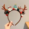 Pinzas para el Cabello de Navidad Diademas Pinzas para Niñas Fiesta Ambiente de Adulto Diademas Lindas Pinzas para el Cabello de Cuernos Accesorios