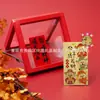 Casa do Tesouro Cartão Dourado Ouro Puro 999 Adesivo para Celular, Amuleto Trazedor de Sorte e Atraente de Tesouros, Souvenir Gift Cultural e Criativo da Montanha Putuo