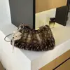 Bolso de hombro mullido versátil transfronterizo, nueva colección otoño 2026, bolso plisado simple y elegante, bolso cruzado para mujer bajo el brazo