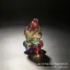 Ornatos populares de zodíaco rotativos de cristal, decorações de mesa de zodíaco rotativas, ornamentos artesanais rotativos de vidro