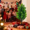 Plantas Verdes Transfronteiriças, Decorações de Natal, Pinheiros e Ciprestes, Folhas de Pinheiro, Plantas Artificiais, Decoração de Paisagismo para Jardim Doméstico