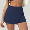 Falda de Tenis con Protección Solar, Pantalones Falda Deportivos, Falda Deportiva de Verano para Correr y Fitness Anti-Exposición, Falda Corta de Tenis Anti-Exposición
