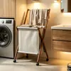Cesta de Armazenamento de Roupa Suja Estilosa e Moderna, Cesto de Roupa Dobrável Doméstico de Grande Capacidade, Essencial para Guardar Roupas