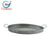 Bandeja de hierro para macetas, venta al por mayor, bandeja de metal para vino, bandeja de hierro galvanizado para cocina